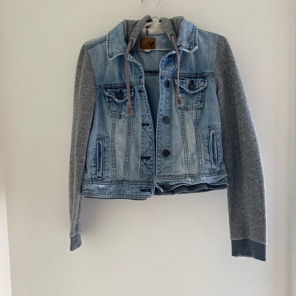 Jean Jacket Sweatshirt - Picture 2 of 7
